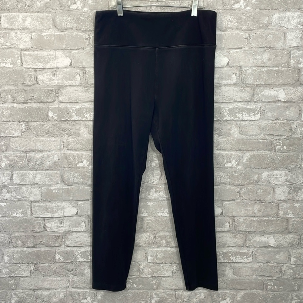 Soft Surroundings Black Denim Pull on Pants